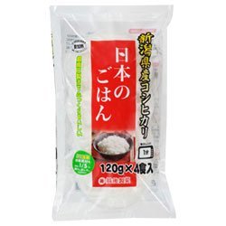 越後製菓 - 越後製菓「新潟県産コシヒカリ日本のごはん」 (120g×4食入)×24袋　2箱 越後製菓 越後製菓 日本のごはん4食 480g（120g×4個）×12袋(箱
